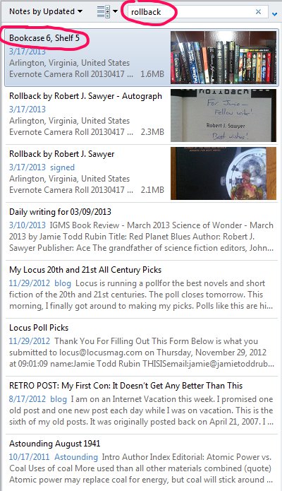 Book Search - Rollback